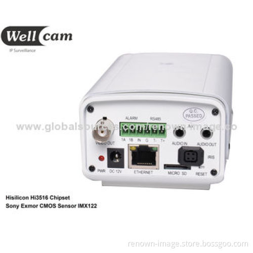 Box IP Cameras with Full HD 1080P, Max IR Distance 50m, Better Performance than Hikvision and Dahua